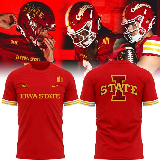Special New Red Lids For The 2025 Season Iowa State Wordmark Red Tshirt | CM22 Moonbestprint