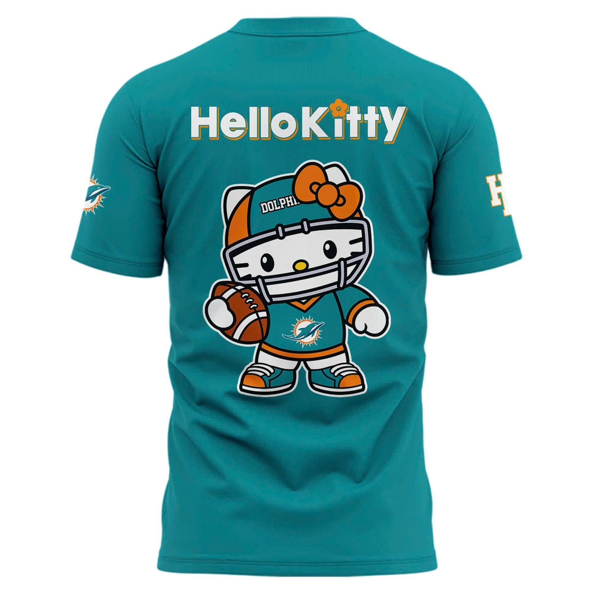 Special New Dolphins x Hello Kitty Tshirt 2025 Moonbestprint