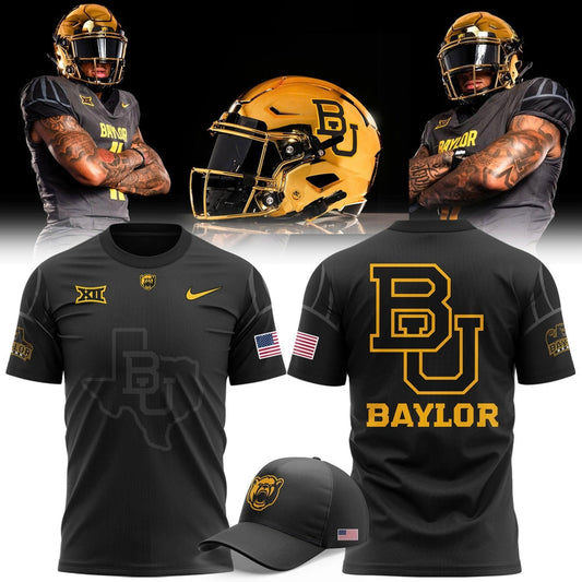 Men's Chrome Era Baylor Football T-Shirt 2025 | HC94 Moonbestprint
