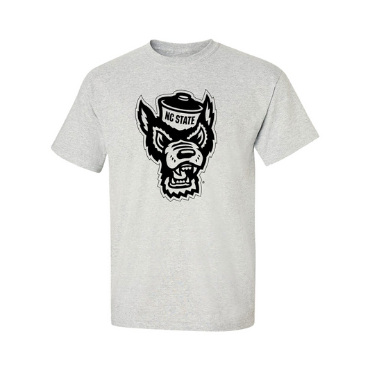 Marble Heather Short Sleeve Tee - Wolfhead Logo | EF37 Moonbestprint