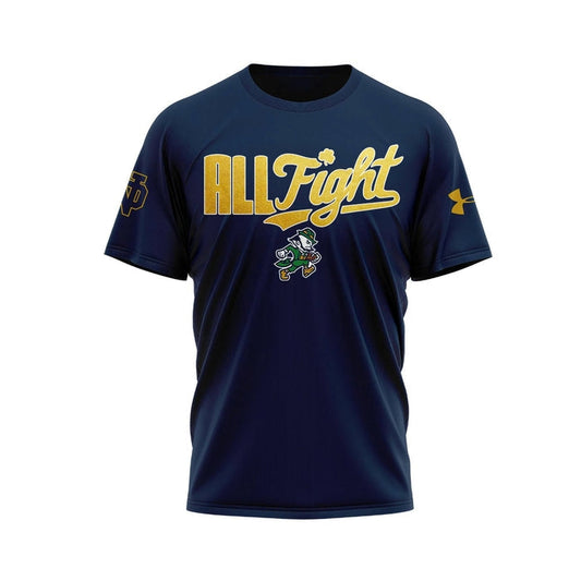 Notre Dame Football "The Fighting Irish" 2025 Navy T-Shirt v3 Moonbestprint