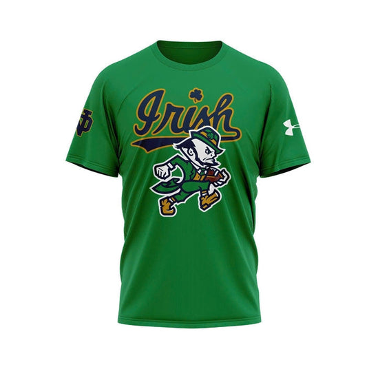 Notre Dame Football "The Fighting Irish" 2025 Green T-Shirt v3 Moonbestprint