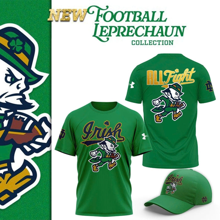 Notre Dame Football "The Fighting Irish" 2025 Green T-Shirt v3 Moonbestprint