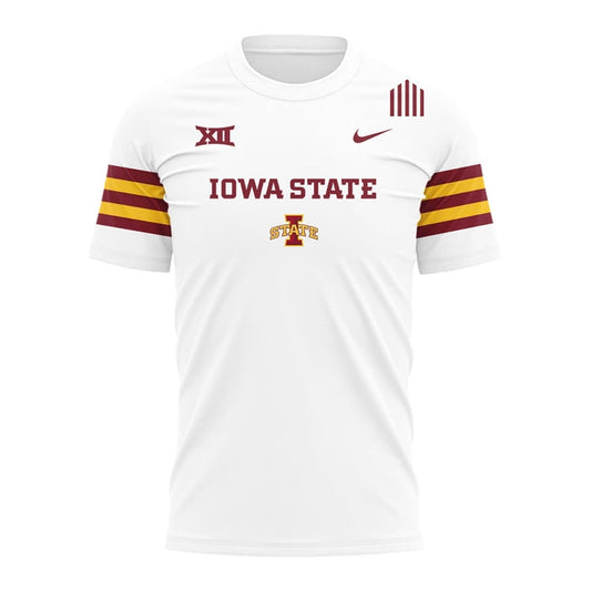 Special Edition Iowa State Uniform Tshirt - White | RR15 Moonbestprint