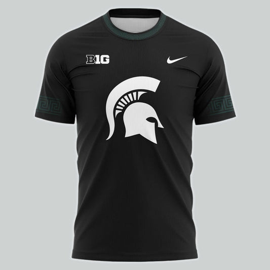 Special New Black Michigan State Spartans Alternate Uniform Tshirt | QY64 Moonbestprint