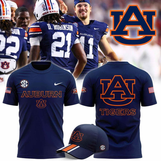 Limited Edition Auburn Football New T-Shirt Season 2025-2026 Moonbestprint