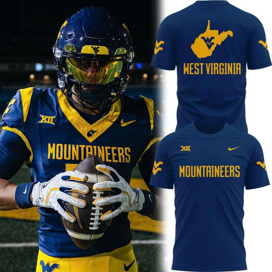2025 Special West Virginia Football Edition Uniform T-Shirt | UF39 Moonbestprint