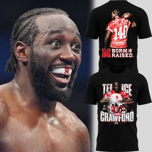 Special Edition Terence Crawford x Nebraska Huskers T-shirt | GU92 Moonbestprint
