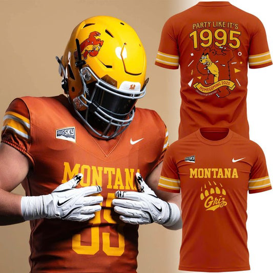 Exclusive Edition Montana Griz 1995 Anniversary Edition Uniforms t-shirt | YY84 Moonbestprint