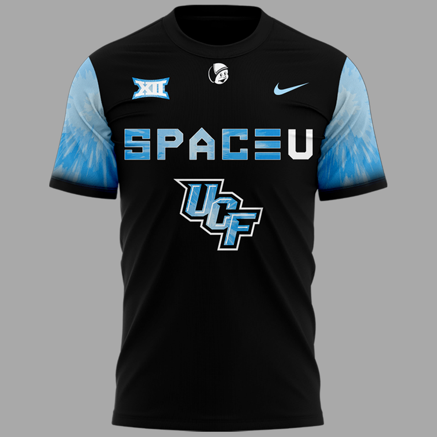 UCF Knights 2025 Space Game Patch Core T-Shirt | TE64 Moonbestprint