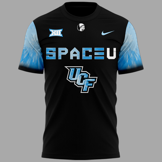 UCF Knights 2025 Space Game Patch Core T-Shirt | CQ37 Moonbestprint