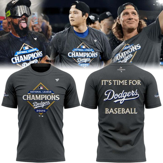 2025 Dodgers National League Champions T-Shirt Moonbestprint