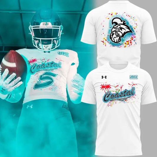Limited Edition Coastal Carolina Chanticleers football 2025 t-shirt for fans | VD17 Moonbestprint
