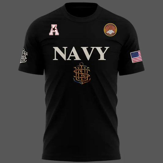 Navy Midshipmen 250th Anniversary T-shirt black | ZQ31 Moonbestprint