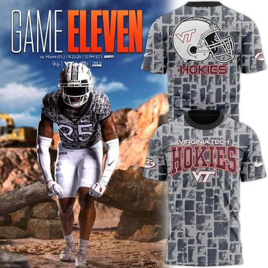 Virginia Tech Football 2025 Special Edition "Stone Wall" Combo T-Shirt | TC63 Moonbestprint