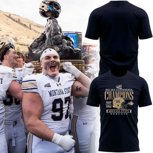 Special 2025 Big Sky Conference Champions Montana State Football T-Shirt | MO25 Moonbestprint