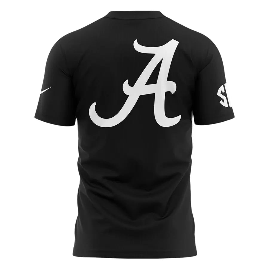 Men's Black Alabama Crimson Tide 2025 Iron Bowl Champions T-shirt | UM41 Moonbestprint