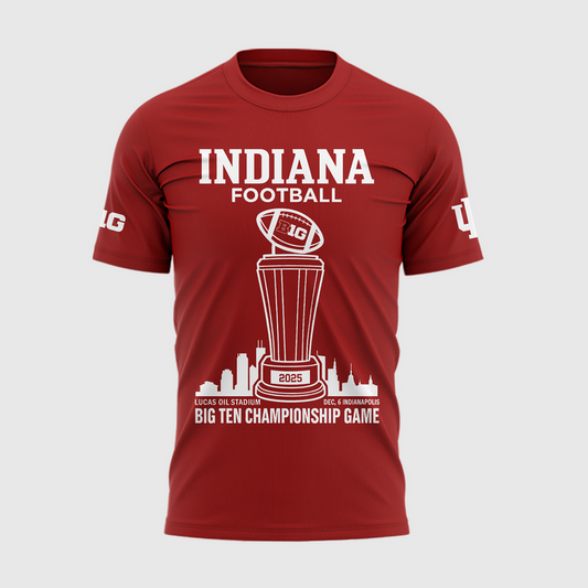 India Football 2025 Big Ten Champs Tshirt | YW97 Moonbestprint