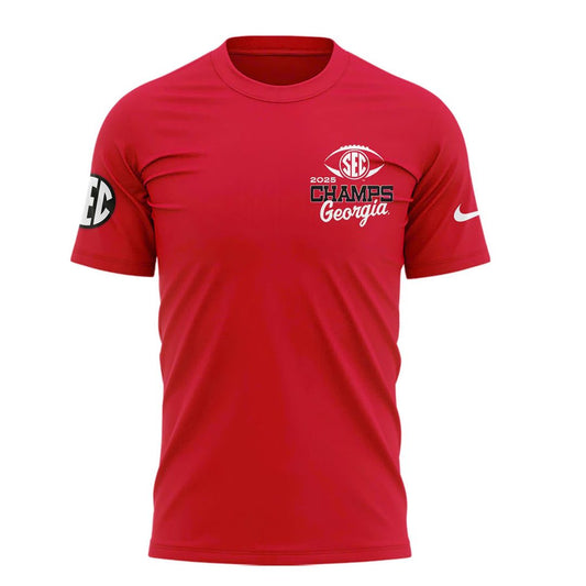 Georgia Bulldogs 2025 SEC Conference Champions Combo T-Shirt | AU36 Moonbestprint