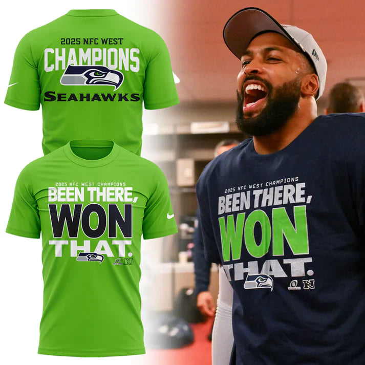 Seattle Seahawks 2025 NFC West Division Champions  Limited Edition Shirt | SU66 Moonbestprint