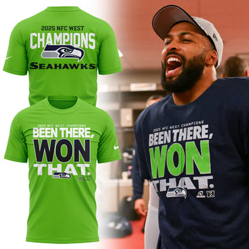 Seattle Seahawks 2025 NFC West Division Champions  Limited Edition Shirt | SU66 Moonbestprint