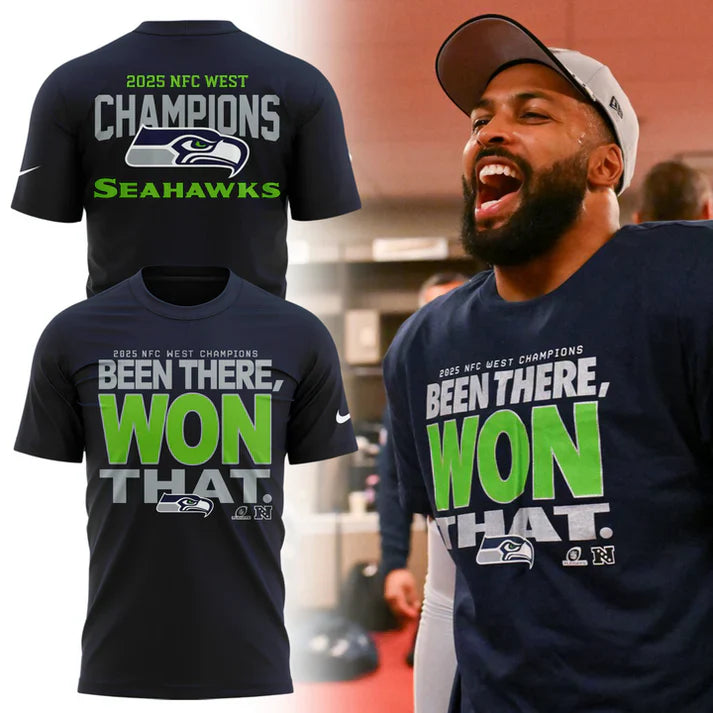 Seattle Seahawks 2025 NFC West Division Champions  Limited Edition Shirt | BM96 Moonbestprint