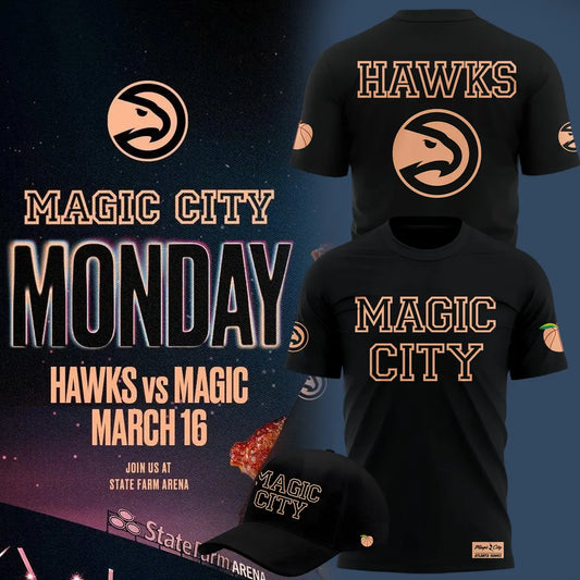 Atlanta Hawks 2026 Magic City True To Atlanta T-Shirt | QF67 Moonbestprint