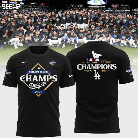 Los Angeles Dodgers NATIONAL LEAGUE CHAMPIONS 2025 T-shirt Moonbestprint