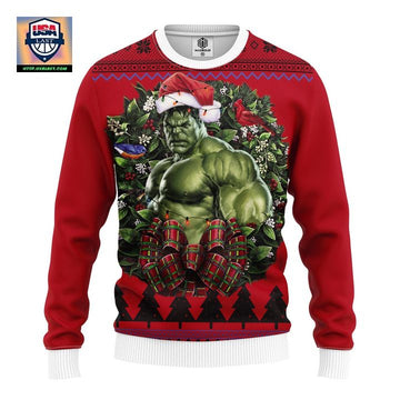 Incredible Hulk Noel Mc Ugly Christmas Sweater Thanksgiving Gift ? Usalast
