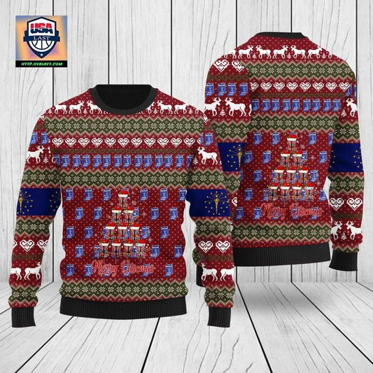 Indiana Disc Golf Christmas Sweater 3D ? Usalast
