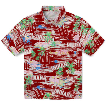 Indiana Hoosiers Flamingo Retreat 2026 Hawaiian Shirt – Moonbestprint