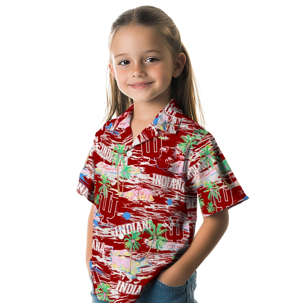 Indiana Hoosiers Flamingo Retreat 2026 Hawaiian Shirt – Moonbestprint