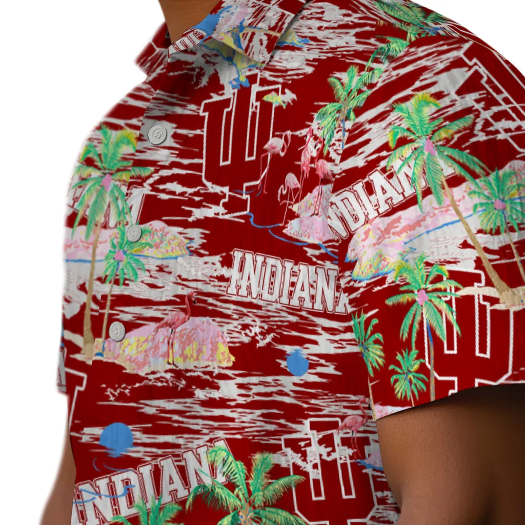 Indiana Hoosiers Flamingo Retreat 2026 Hawaiian Shirt – Moonbestprint