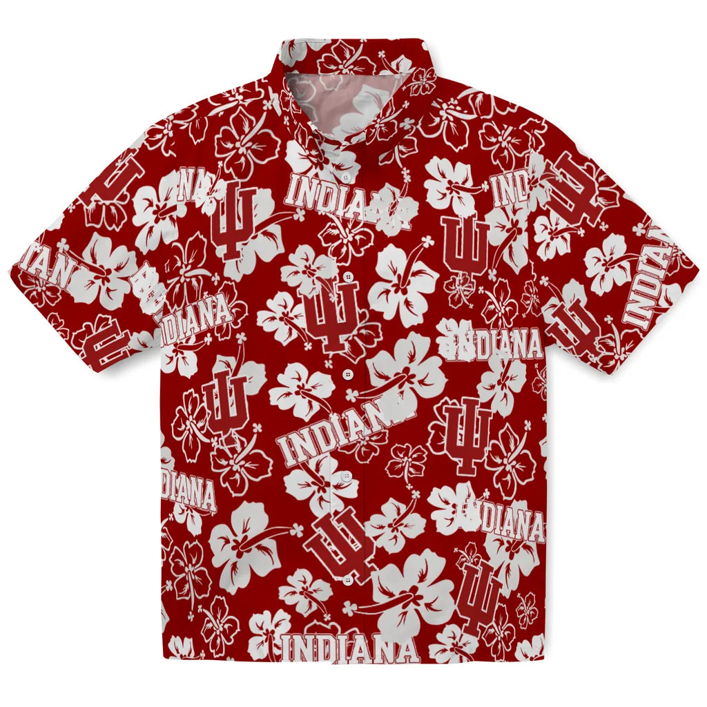 Indiana Hoosiers Hibiscus Bloom Hawaiian Shirt – Moonbestprint