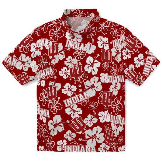 Indiana Hoosiers Hibiscus Bloom Hawaiian Shirt – Moonbestprint