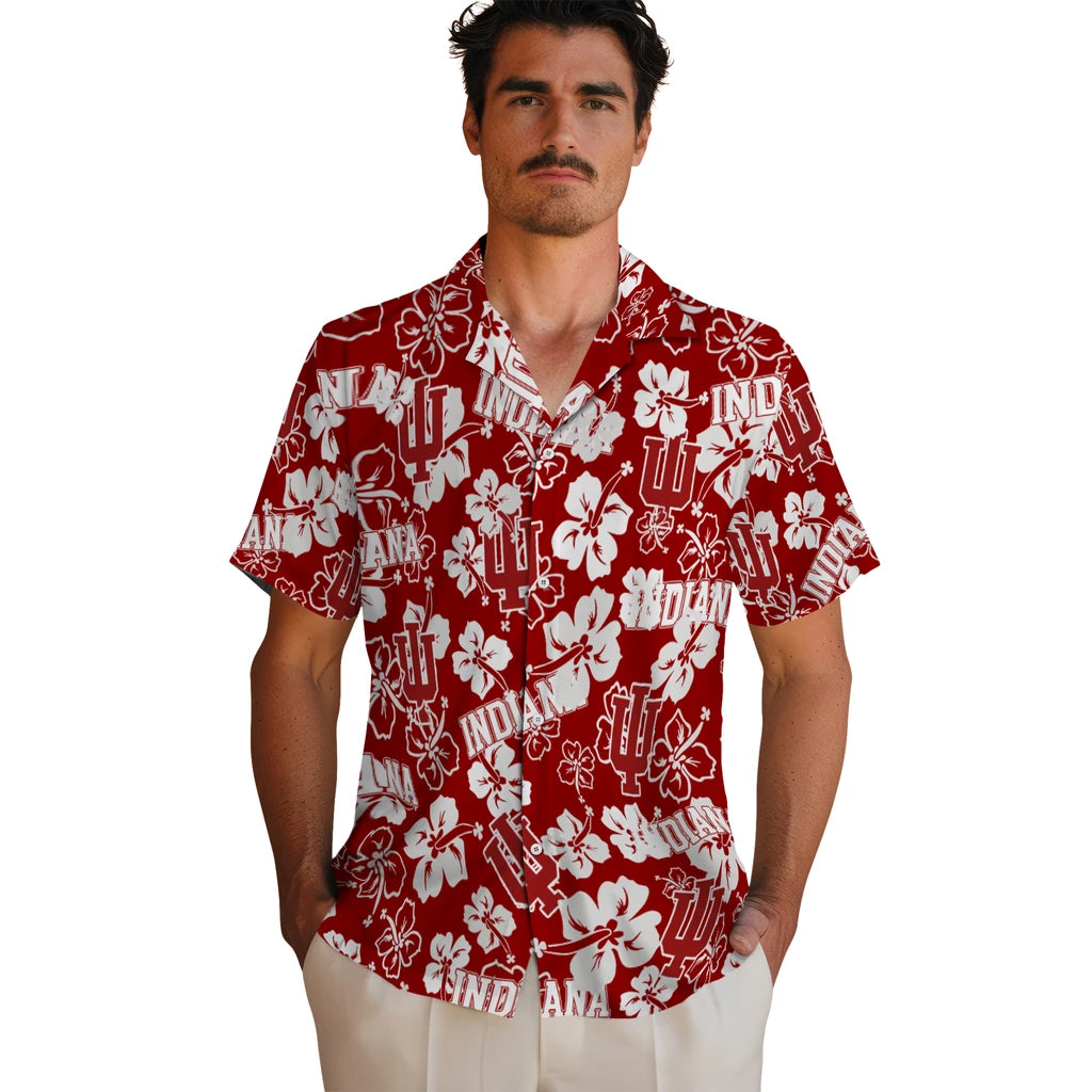 Indiana Hoosiers Hibiscus Bloom Hawaiian Shirt – Moonbestprint