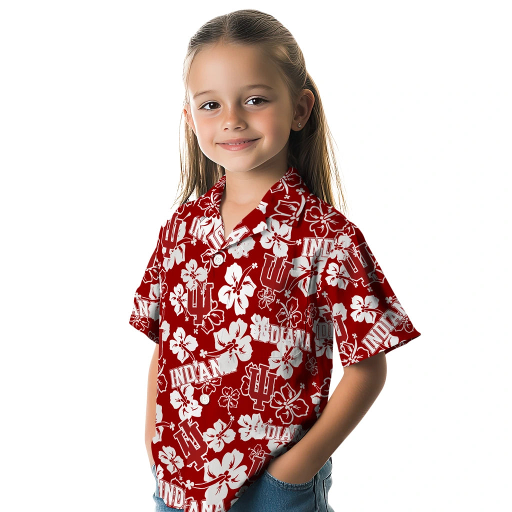 Indiana Hoosiers Hibiscus Bloom Hawaiian Shirt – Moonbestprint