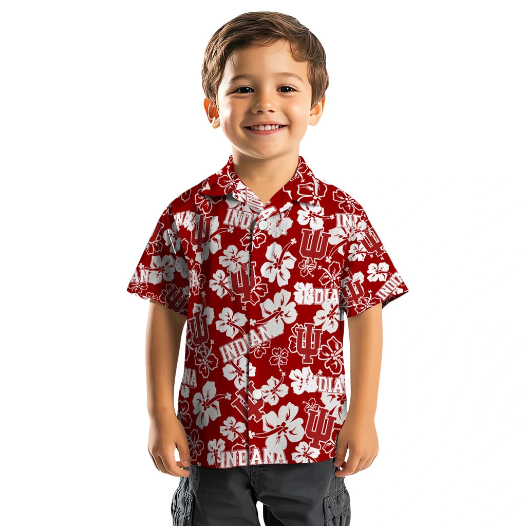 Indiana Hoosiers Hibiscus Bloom Hawaiian Shirt – Moonbestprint