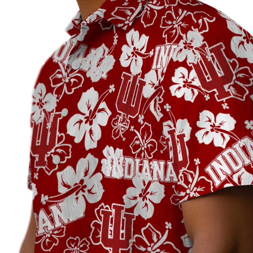 Indiana Hoosiers Hibiscus Bloom Hawaiian Shirt – Moonbestprint