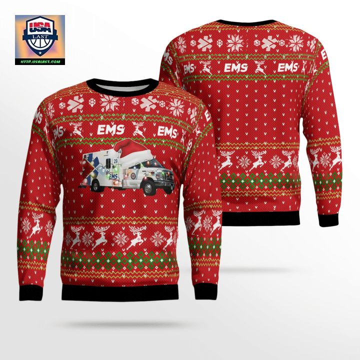 Indiana Indianapolis EMS Christmas Sweater 3D ? Usalast