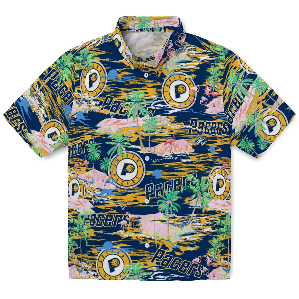 Indiana Pacers Flamingo Retreat 2026 Hawaiian Shirt – Moonbestprint