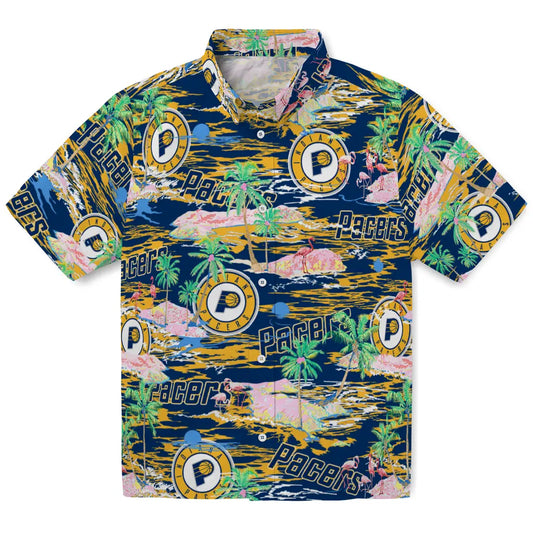 Indiana Pacers Flamingo Retreat 2026 Hawaiian Shirt – Moonbestprint