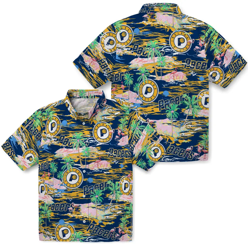Indiana Pacers Flamingo Retreat 2026 Hawaiian Shirt – Moonbestprint
