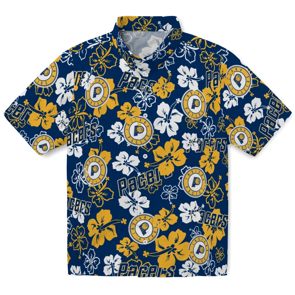 Indiana Pacers Hibiscus Bloom Hawaiian Shirt – Moonbestprint