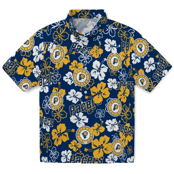 Indiana Pacers Hibiscus Bloom Hawaiian Shirt – Moonbestprint