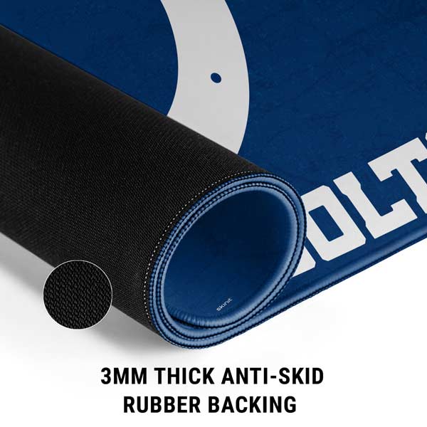 NFL Indianapolis Colts Distressed Gaming Mouse Pad Moonbestprint