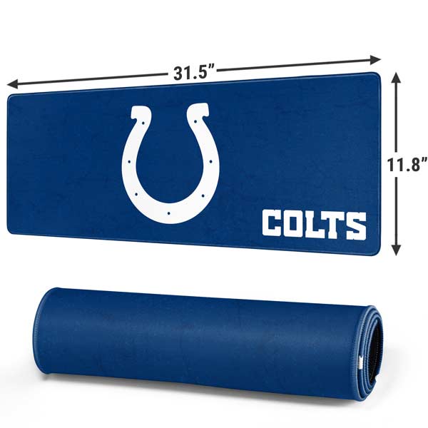 NFL Indianapolis Colts Distressed Gaming Mouse Pad Moonbestprint