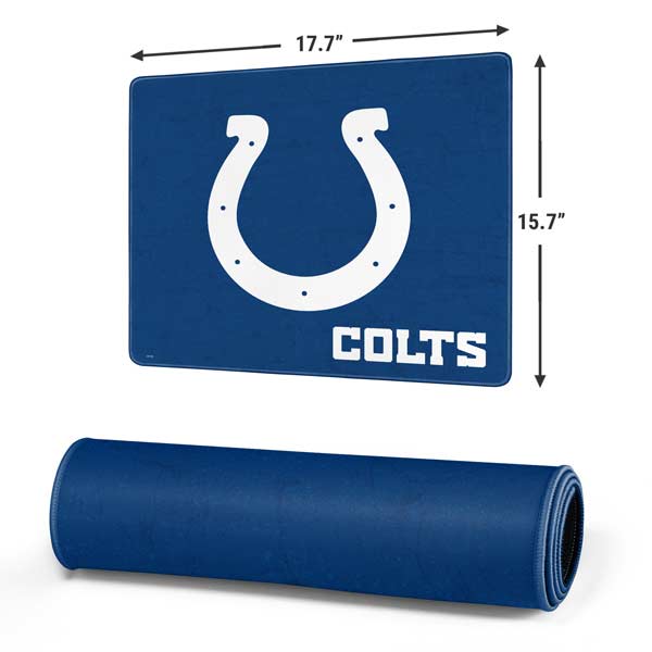NFL Indianapolis Colts Distressed Gaming Mouse Pad Moonbestprint