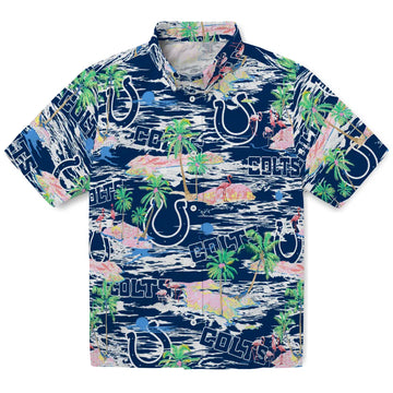 Indianapolis Colts Flamingo Retreat 2026 Hawaiian Shirt – Moonbestprint