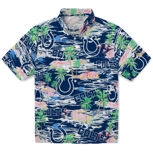 Indianapolis Colts Flamingo Retreat 2026 Hawaiian Shirt – Moonbestprint